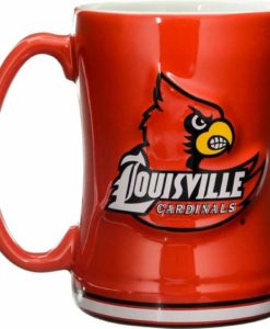Louisville Cardinals 14oz Sculpted Coffee Mug
