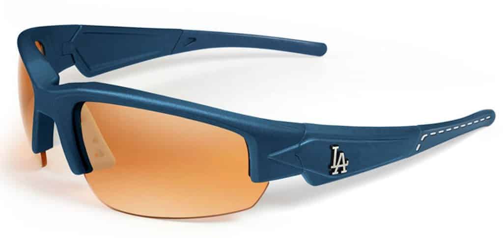 Los Angeles Dodgers Sunglasses - Dynasty 2.0 Blue with Blue Tips
