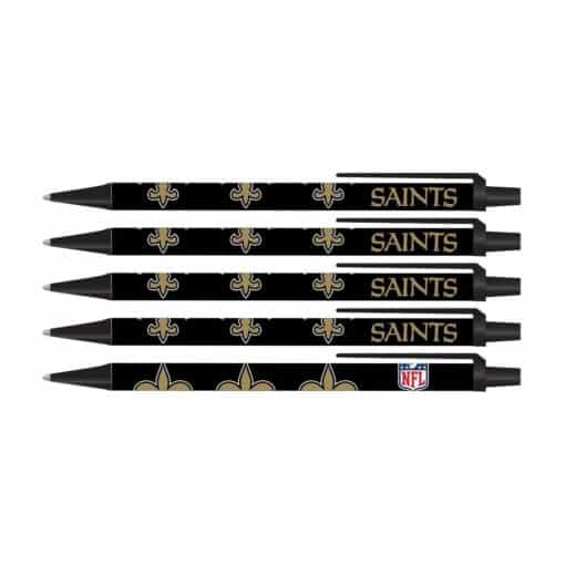 New Orleans Saints Click Pens - 5 Pack