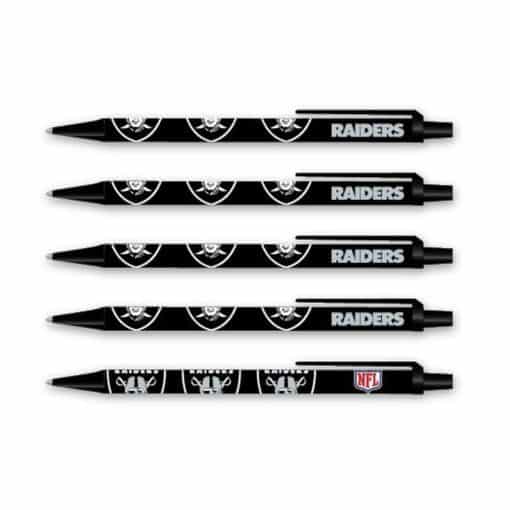 Las Vegas Raiders Click Pens - 5 Pack