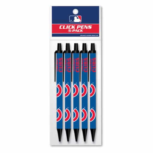 Chicago Cubs Click Pens - 5 Pack