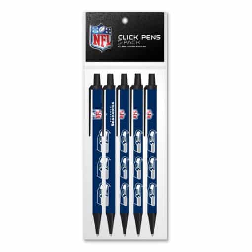 Seattle Seahawks Click Pens - 5 Pack