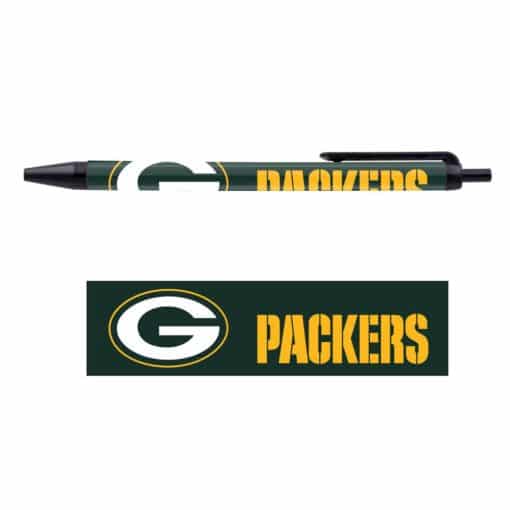 Green Bay Packers Click Pens - 5 Pack