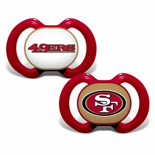San Francisco 49ers Pacifiers - 2 Pack