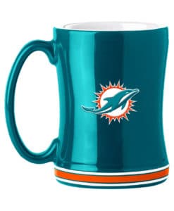 Miami Dolphins 14oz Sculpted Coffee Mug