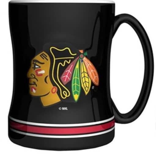 Chicago Blackhawks 14oz Sculpted Coffee Mug