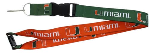 Miami Hurricanes Reversible Lanyard