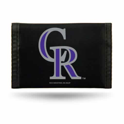 Colorado Rockies Nylon Trifold Wallet