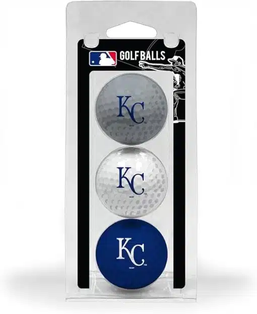Kansas City Royals 3 Pack of Golf Balls