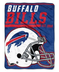 Buffalo Bills 46x60 40 Yard Dash Raschel Blanket