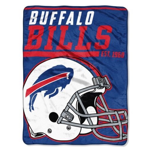 Buffalo Bills 46x60 40 Yard Dash Raschel Blanket