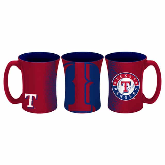 Texas Rangers Coffee Mug - 14 oz Mocha