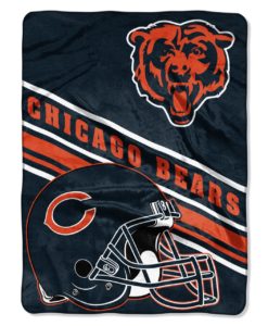 Chicago Bears 60″x80″ Navy Raschel Throw Blanket