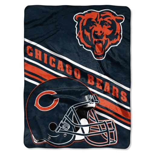 Chicago Bears 60″x80″ Navy Raschel Throw Blanket