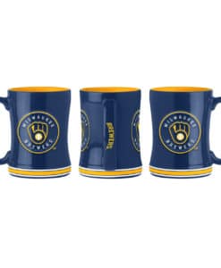 Milwaukee Brewers Coffee Mug - 14oz Sculpted