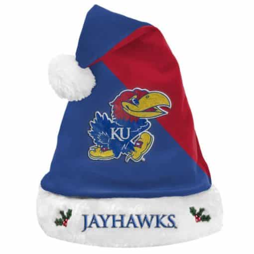 Kansas Jayhawks Santa Hat 2020