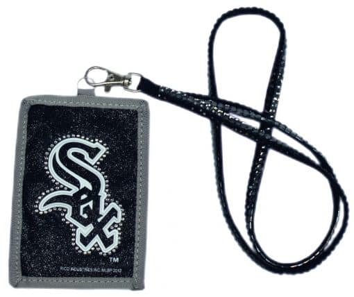 Chicago White Sox Beaded Lanyard Wallet