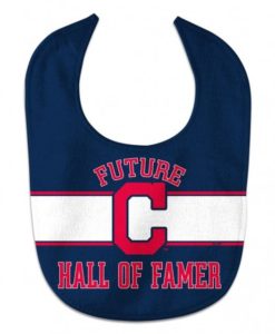 Cleveland Indians Navy Future Hall Of Famer Baby Bib