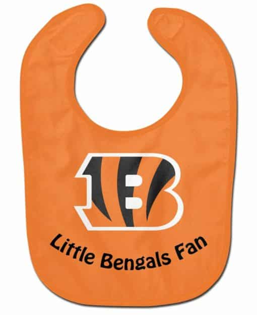 Cincinnati Bengals Orange Little Bengals Fan Baby Bib