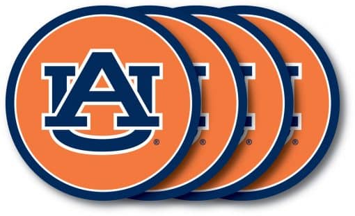 Auburn Tigers Coaster Set - 4 Pack