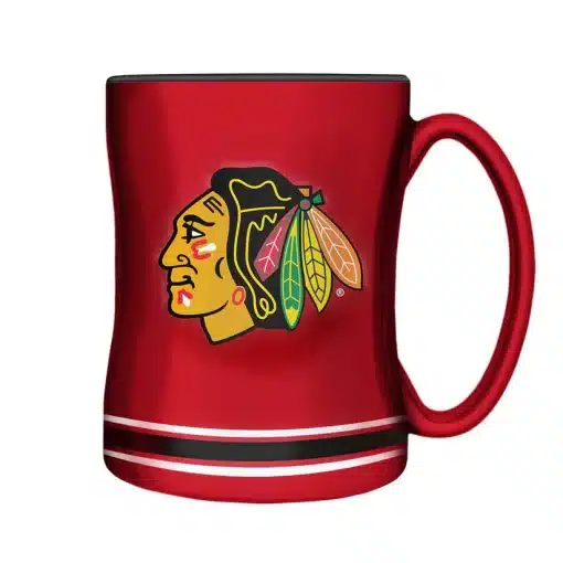 Chicago Blackhawks 14oz Sculpted Coffee Mug