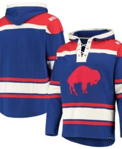 Buffalo Bills Men's 47 Brand Classic Blue Pullover Jersey Hoodie