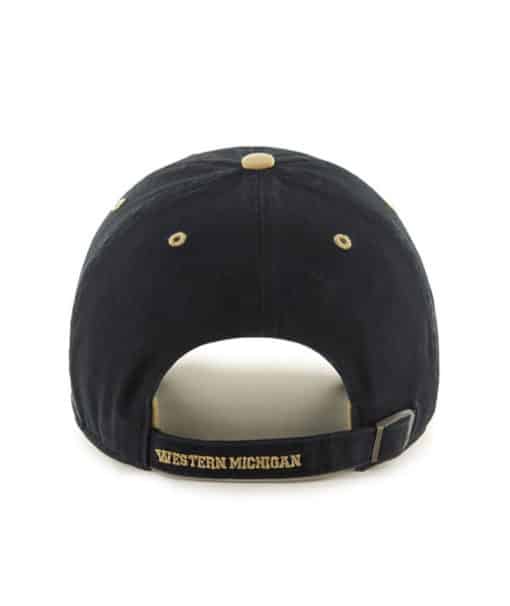 Western Michigan Broncos 47 Brand Ice Black Clean Up Adjustable Hat - Image 2