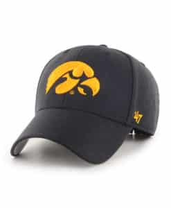 Iowa Hawkeyes 47 Brand Black MVP Adjustable Hat