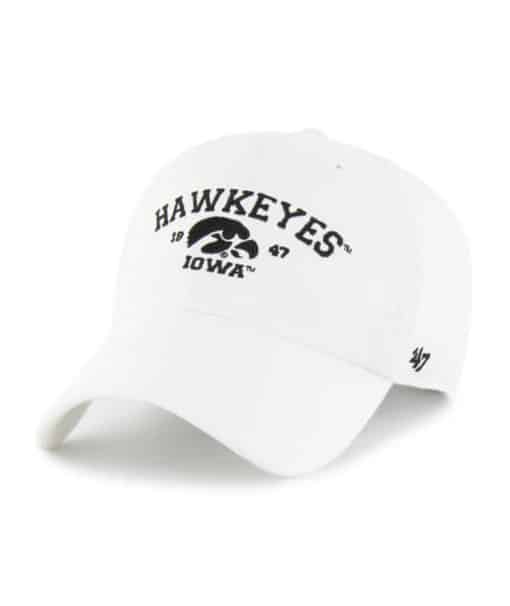 Iowa Hawkeyes 47 Brand White Clean Up Adjustable Hat