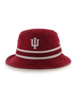 Indiana Hoosiers 47 Brand Dark Red Striped Bucket Hat