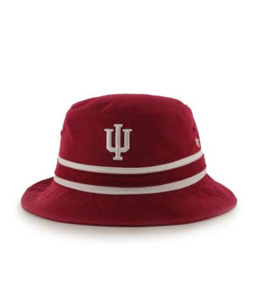 Indiana Hoosiers 47 Brand Dark Red Striped Bucket Hat