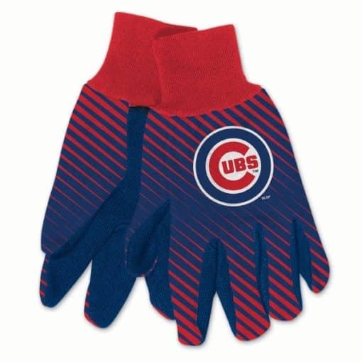 Chicago Cubs Two Tone Gloves - Adult Size