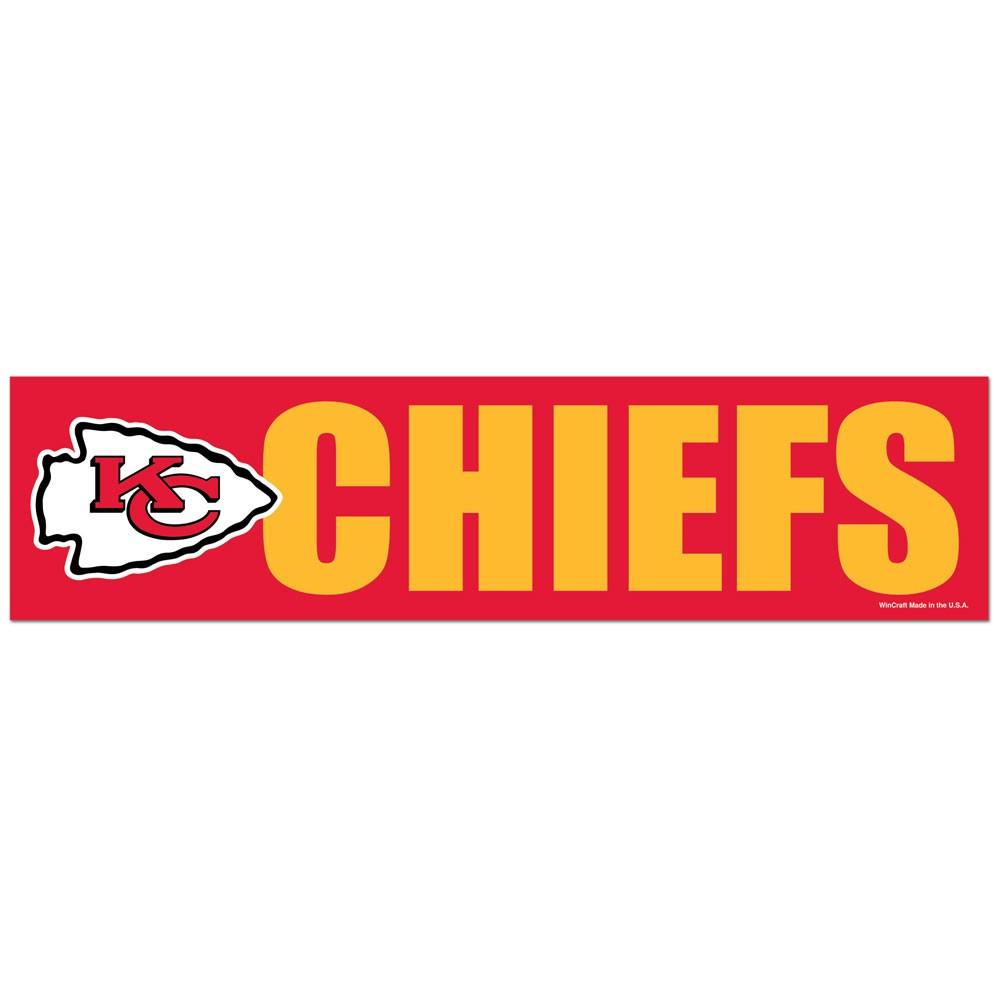 Kansas City Chiefs Bumper Sticker - Detroit Game Gear