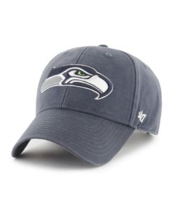 Seattle Seahawks 47 Brand Vintage Navy Legend MVP Adjustable Hat