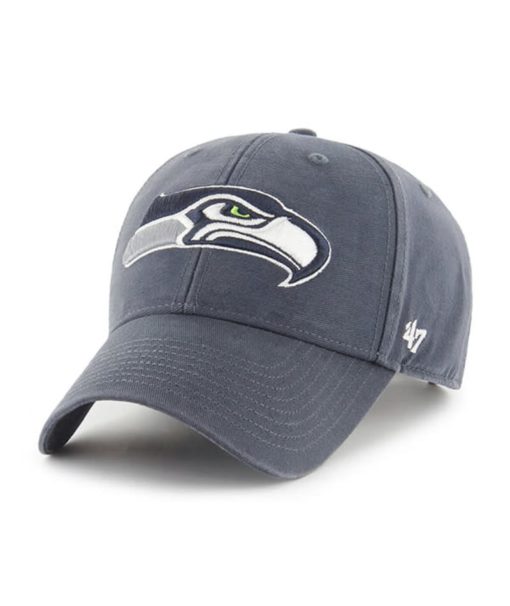 Seattle Seahawks 47 Brand Vintage Navy Legend MVP Adjustable Hat