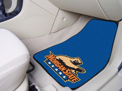 Morgan State 2-piece Carpeted Car Mats 18"x27"