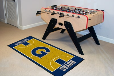 Georgetown Basketball Court Runner 30"x72"