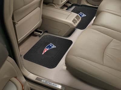 New England Patriots  Backseat Utility Mats 2 Pack
