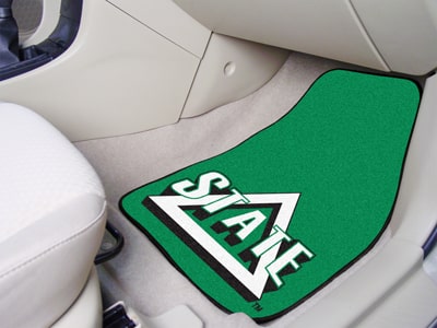 Delta State University 2-piece Carpeted Car Mats 18"x27"