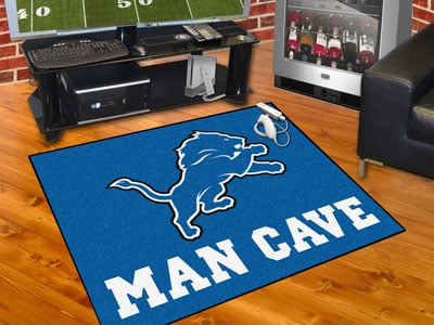 Detroit Lions Man Cave All-Star Rug 34"x45"