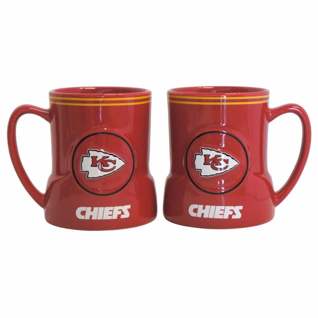 Kansas City Chiefs Coffee Mug 18oz Game Time Detroit Game Gear