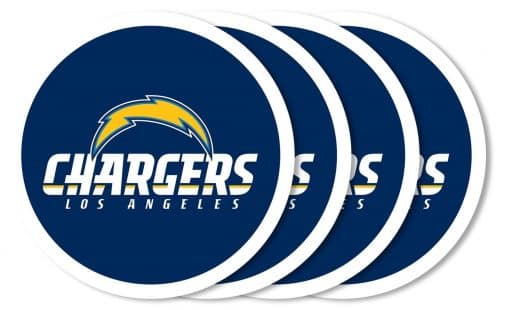 Los Angeles Chargers Coaster Set - 4 Pack