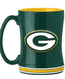 Green Bay Packers 14oz Sculpted Coffee Mug