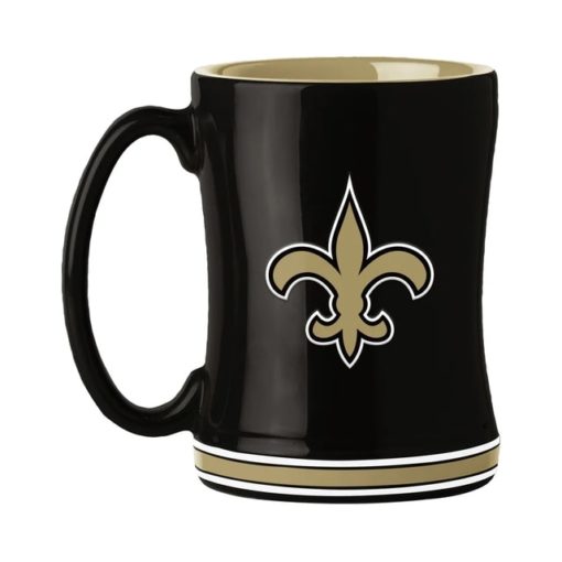 New Orleans Saints 14oz Sculpted Coffee Mug