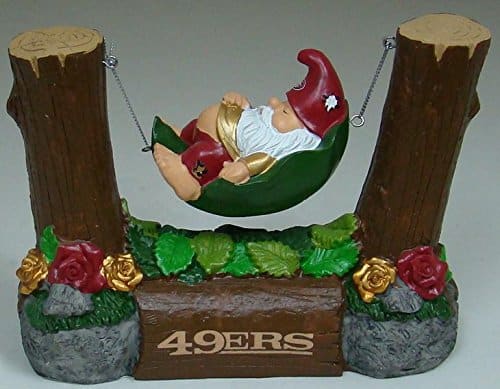 49ers Sleeping in Hammock Gnome