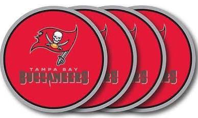 Tampa Bay Buccaneers Coaster Set - 4 Pack