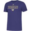 Washington Huskies Men’s Adidas Amplifier Purple T-Shirt Tee