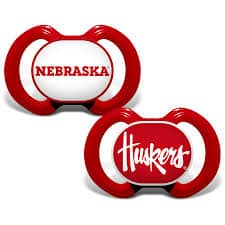 Nebraska Cornhuskers Pacifier 2 Pack