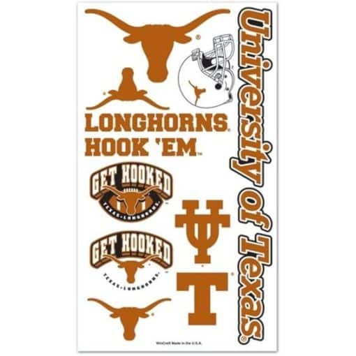 Texas Longhorns Temporary Tattoos