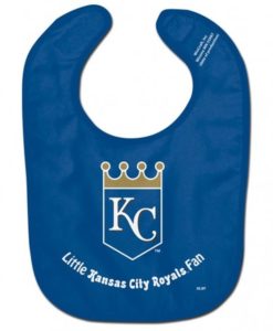 Kansas City Royals Two-Toned Snap Baby Bib